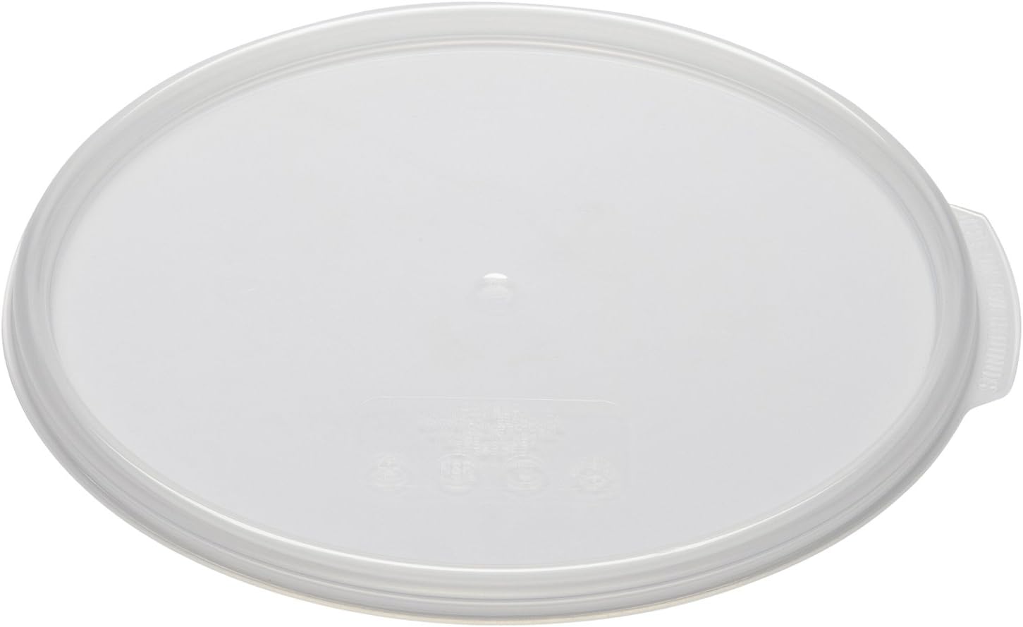 Cambro RFS6SCPP190 Seal Cover for 6 & 8 Quart Rounds Translucent Case of 12