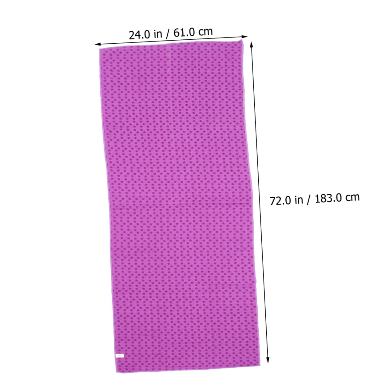 Anneome 1pezzi Tappetino Yoga Antiscivolo Con Motivo a Fiori Di Prugna Per Sport Fitness Esercizi e Pilates Di Leggero e Facile Da Trasportare