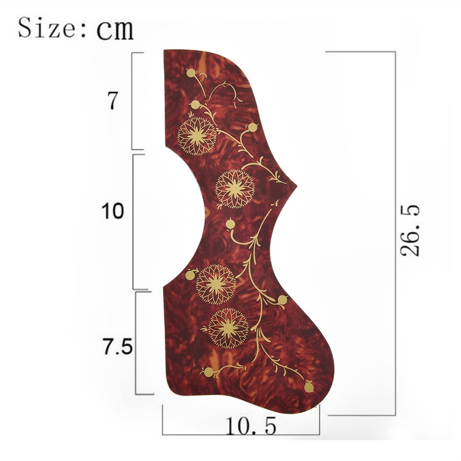 Set 2 Battipenna Per Chitarra Acustica | Forma A Virgola | PVC Auto-adesivo - Protezione E Decorazione - Foto 7