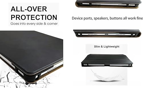 Miniatura 4 de Funda delgada compatible con Packard Bell Monza T6 7.0 pulgadas Tablet Case Flip Stand Cover HBFJ