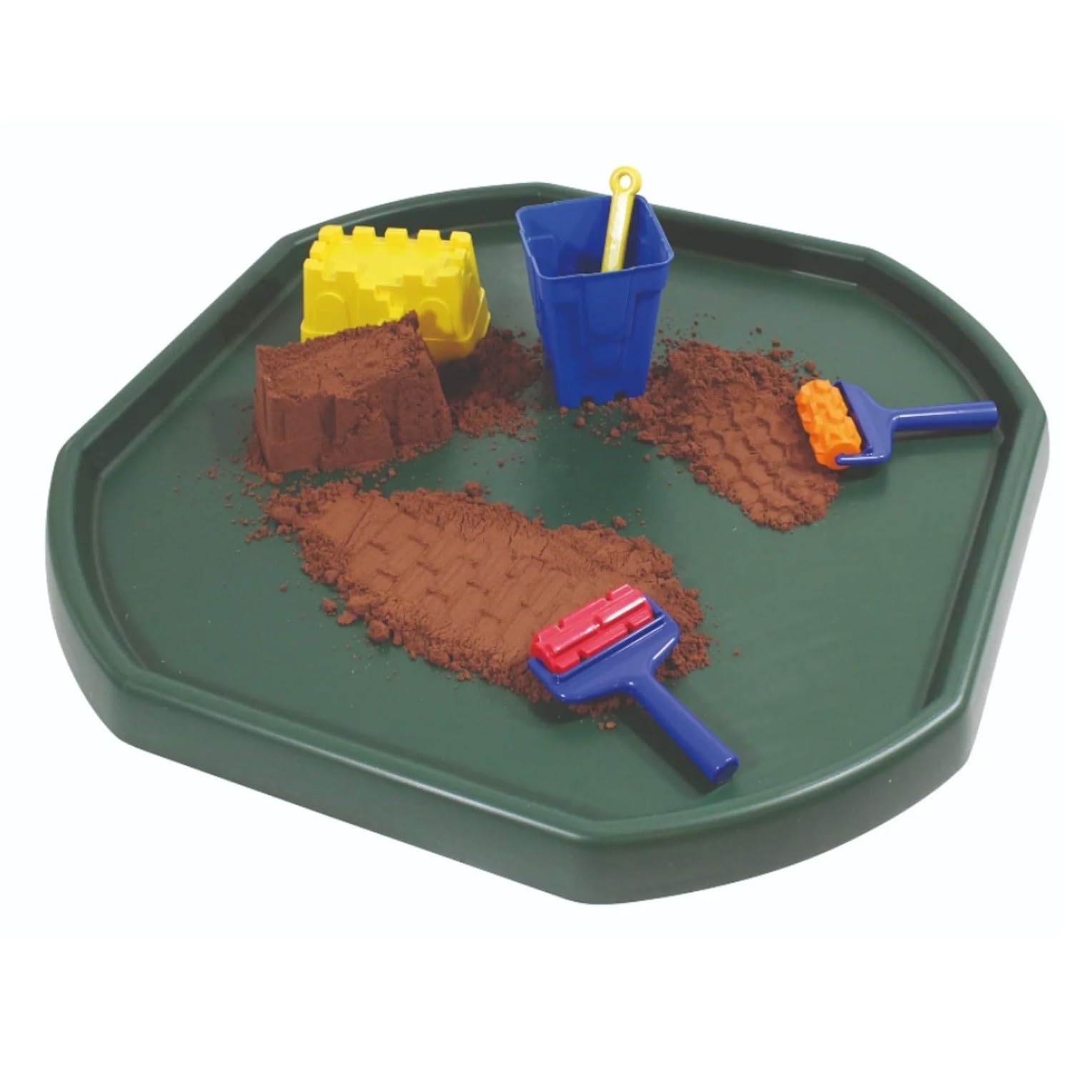 GIODICART Grand plateau pour le jeu et la créativité des enfants 70 x 70 cm Vert