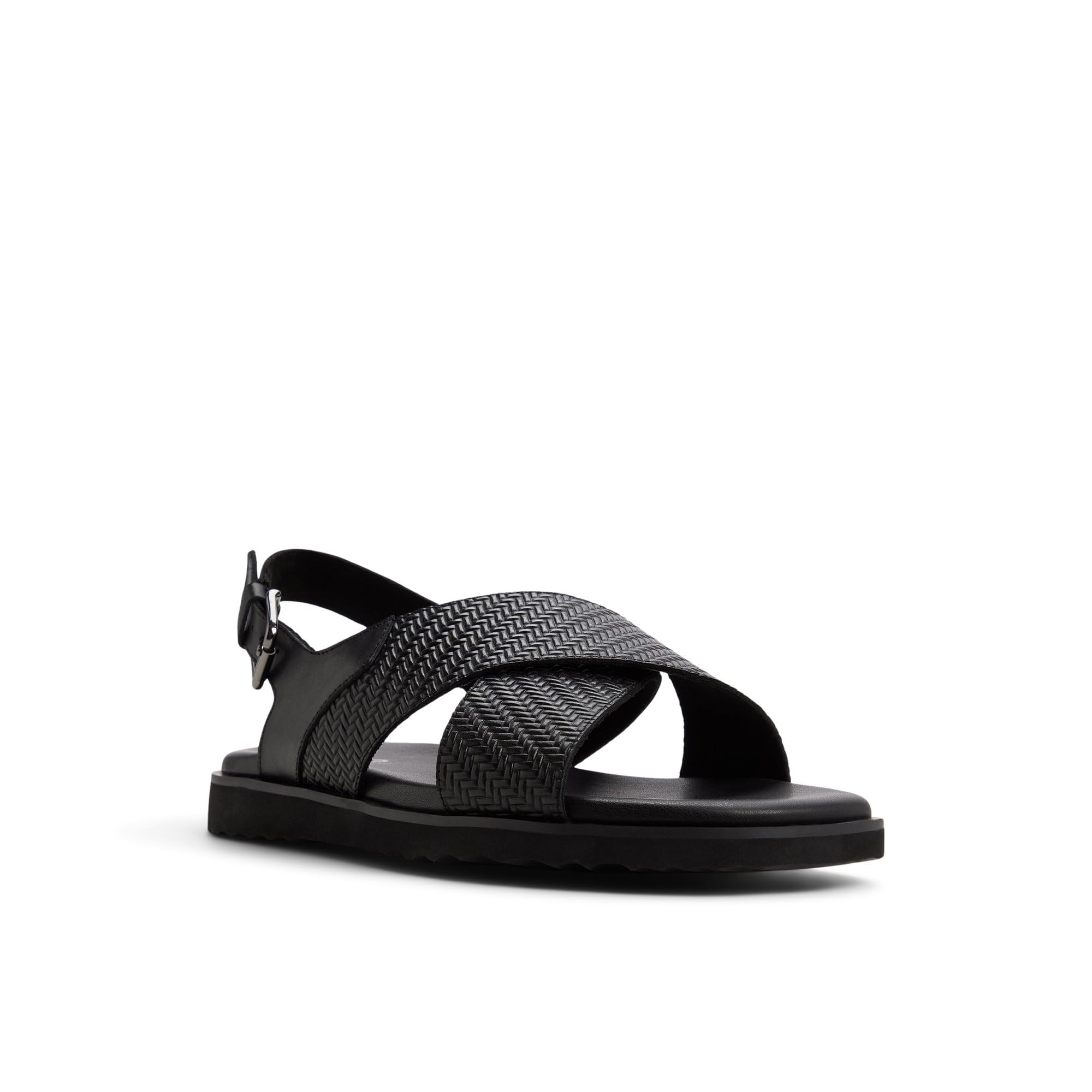 aldo SILVOA Men Black Back Strap Sandals-picture-33