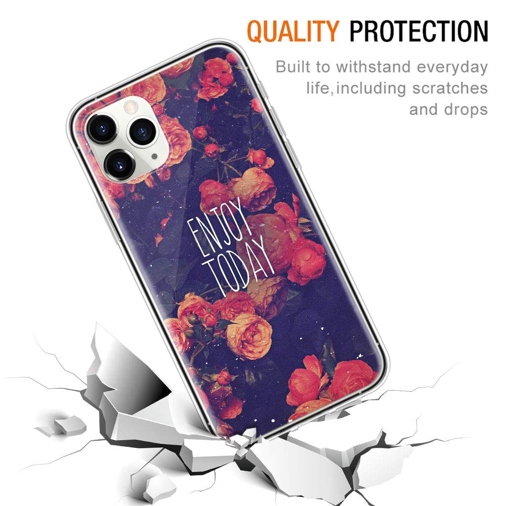 Yoedge Cover per Huawei P30 Lite/Huawei P30 Lite New Edition 6.15 Pollici Custodia Gel Trasparente Morbida Silicone Sottile TPU Cellulare Custodia Protettiva Case Back Case Custodie Cover - fiore