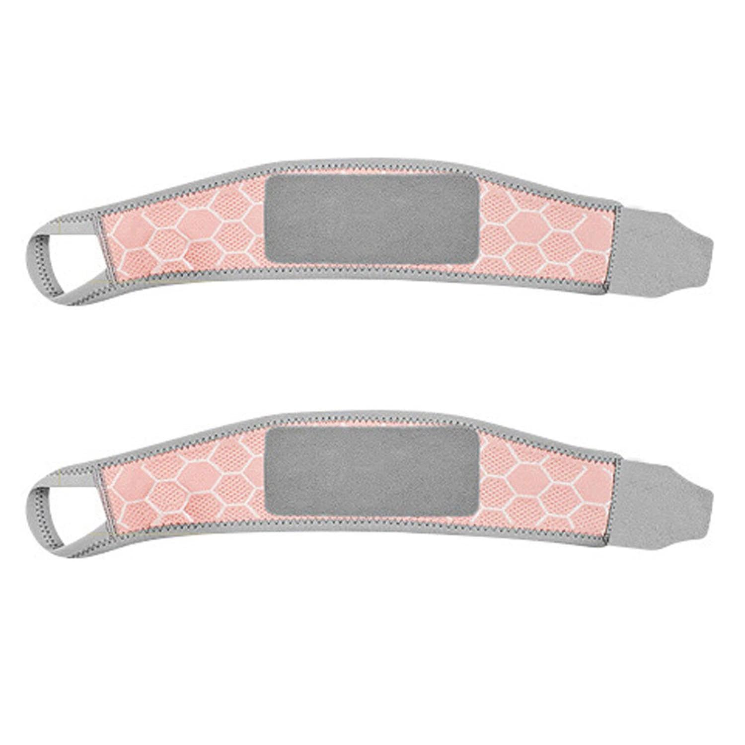 ZEACCT 2-Piece Breathable Wrist Support Set - Adjustable Compression Strap for Tendonitis, Arthritis & Sports Injuries | Lightweight Protective Brace for Pain Relief & Sprain Recovery (Pink)