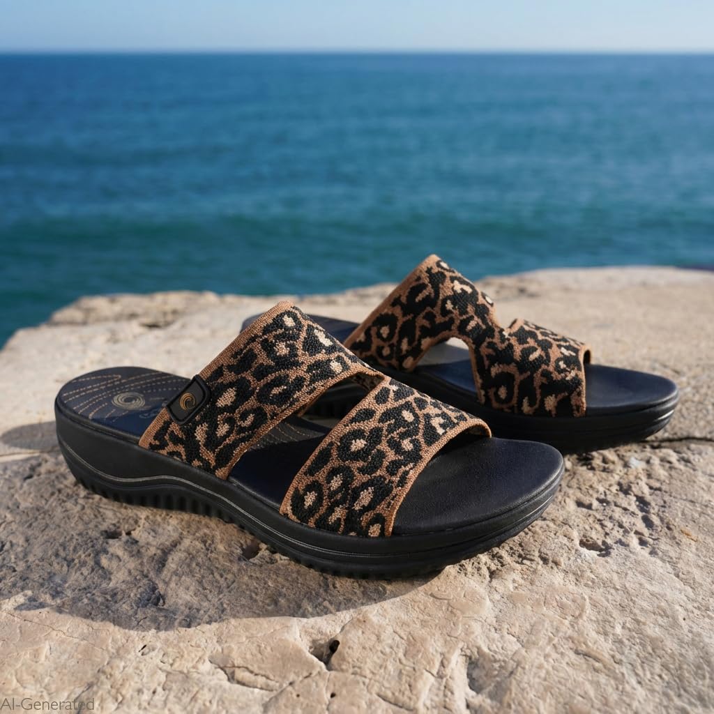 Jana Coshy Wedge/Plat Mule 8-27270-43, Sandalia con talón Mujer