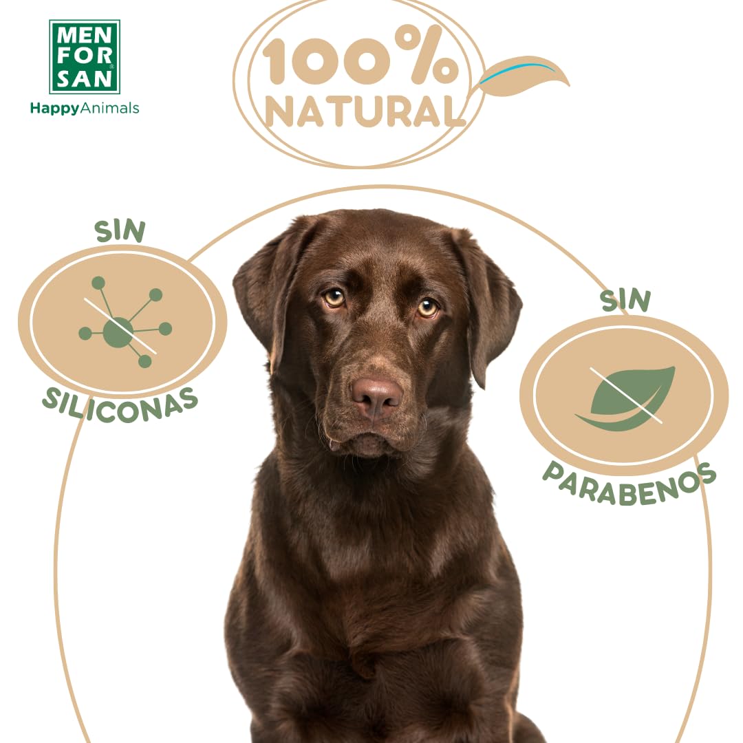 Menforsan Shampoo per Cani dal Manto Marrone, 5L, Intensifica il Colore Naturale