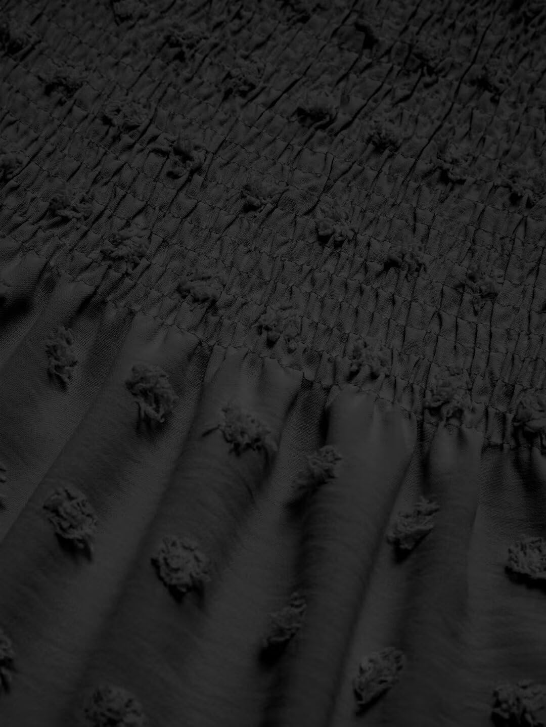 Flamingals Women's Long Sleeve Peplum Blouse Square Neck Cute Elegant Ruffle Smocked Babydoll Shirts - Image 5