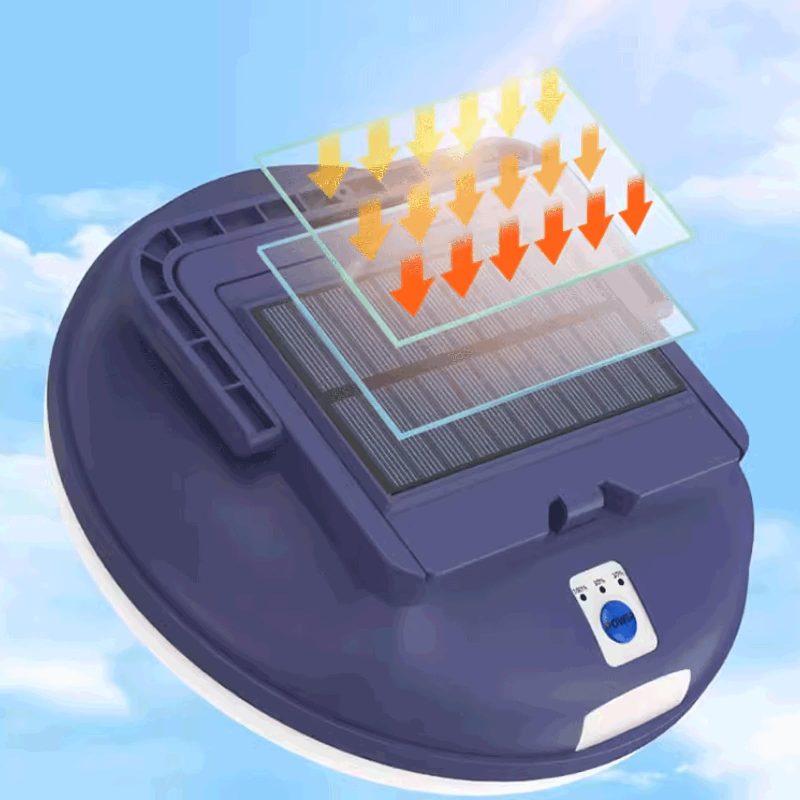 Linterna de plástico para Acampar, Linterna para Tienda de campaña al Aire Libre, Linterna de Camping con Carga Solar, Linterna de Camping Multifuncional con Gancho