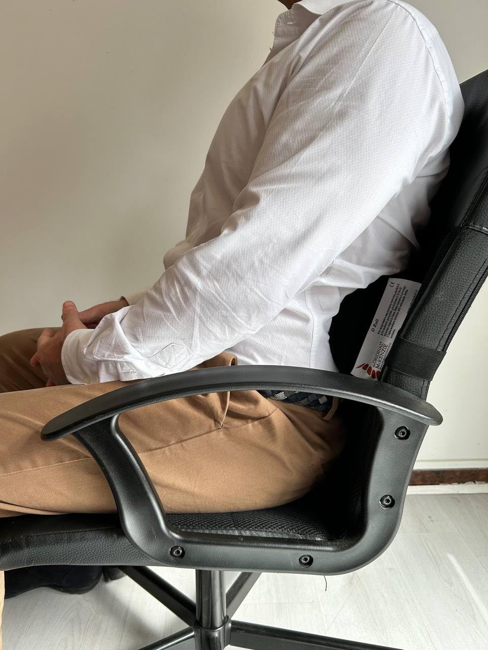Rubytech Cuscino McKenzie. Cuscino Lombare per Auto,Sostegno Ergonomico per la schiena. Adatto per casa, Ufficio e Auto. Aiuta a correggere la Postura da seduti.