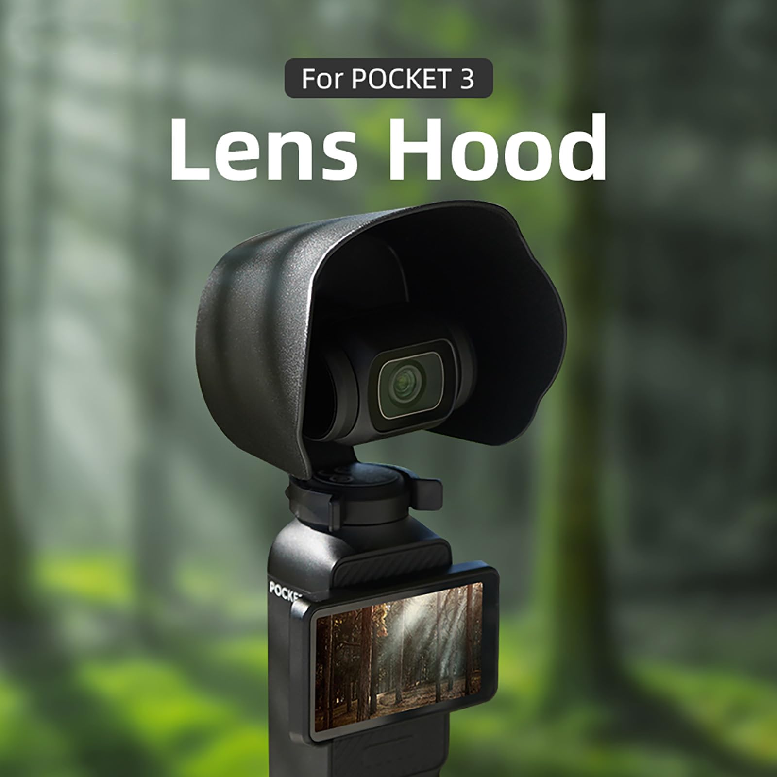 Osłona obiektywu aparatu do DJI OSMO POCKET 3 osłona ochronna na obiektyw osłona przeciwsłoneczna soczewka antyodblaskowa osłona przeciwsłoneczna akcesoria