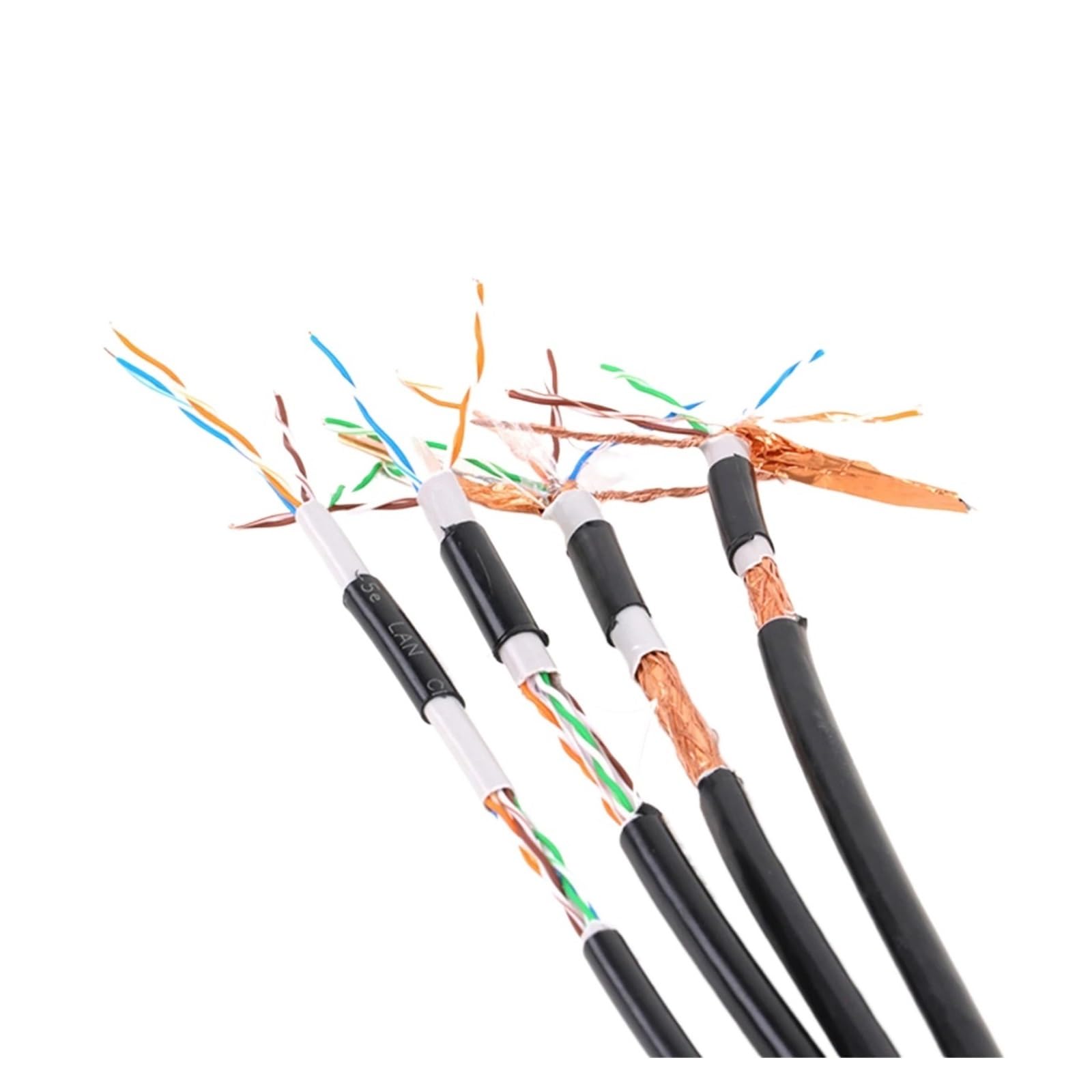 Câble d'extension Ethernet Cat5/CAT6 UTP/STP/SFTP 100 m for intérieur et extérieur, non blindé/blindé, connecteur RJ45(CAT5-Indoor-UTP)