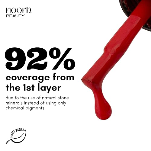 Miniatura 10 de Esmalte de gel rojo vivo, esmalte de uñas de gel natural con pigmentos orgánicos, esmalte de uñas de gel UV para remojar el esmalte de uñas de color