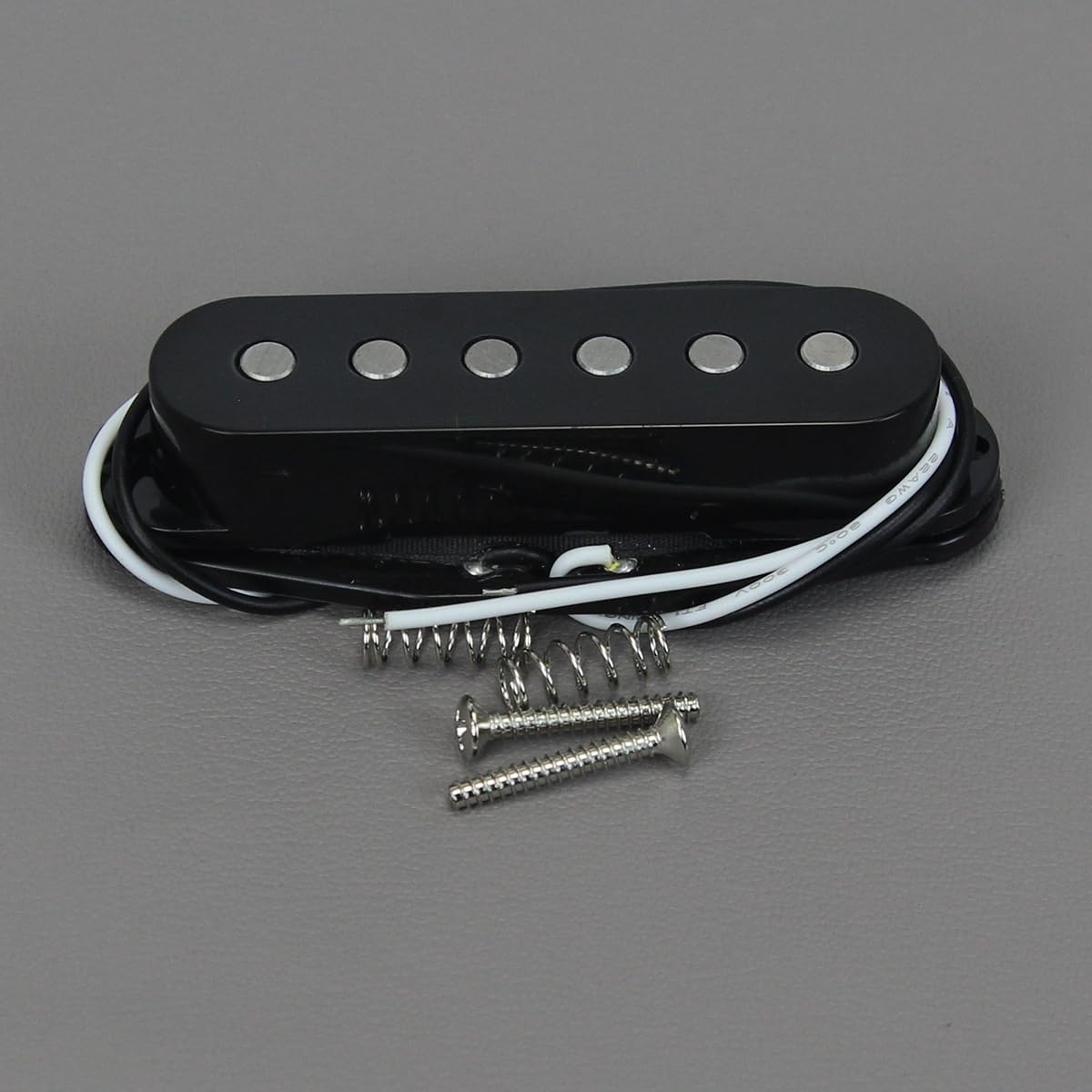 FLEOR Micro Simple Bobinage Vintage Alnico 5 Style ST Noir – Son 60's Authentique Pour Strat !