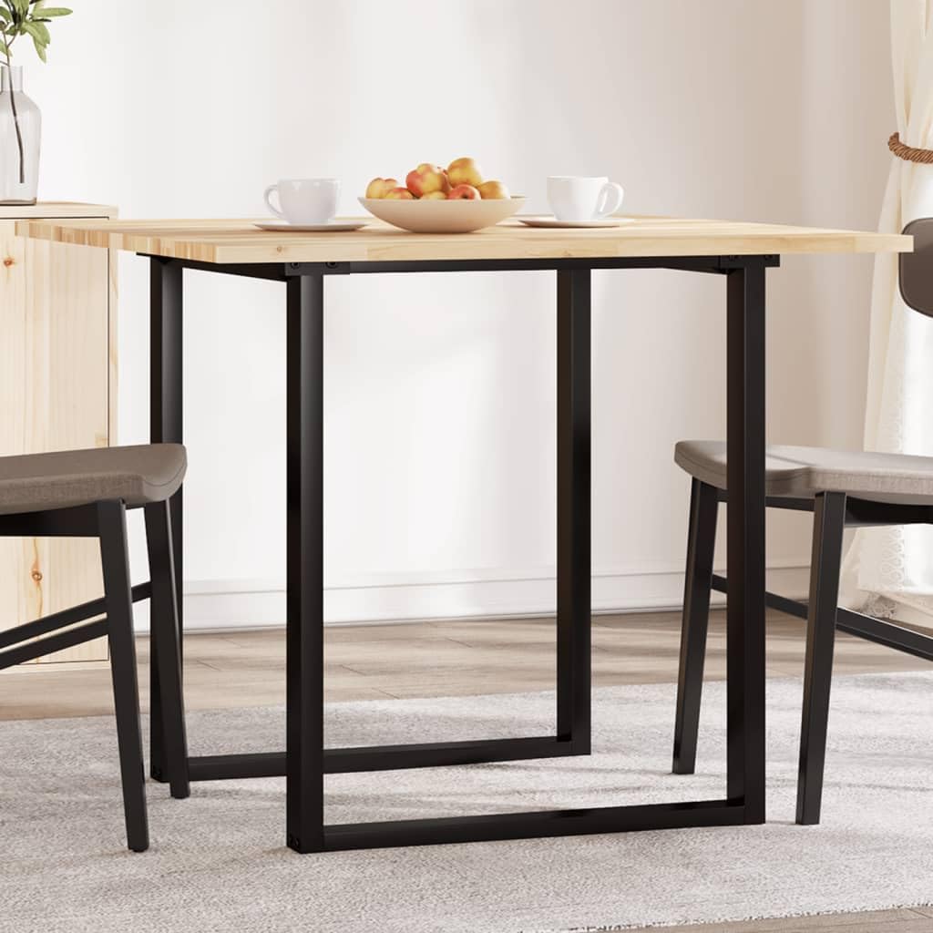 Blat stołu akacja lite drewno 90 x 90 x 2 cm kwadratowy