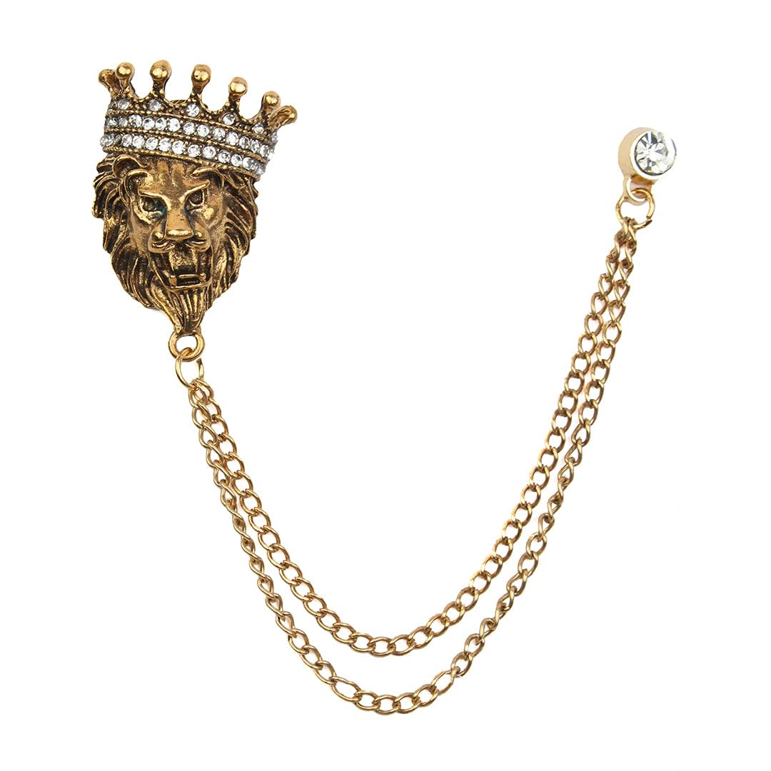 Kavove Regal Pride Golden Colour Brooch (B0D3HQ8MYW) Amazon Price History, Amazon Price Tracker