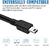 Cable de datos USB para PC BestCH Mini compatible con Motorola Z3 Z6 Z8 K1 K1m KRZR RAZR v3r v3t v3x v3xx 7