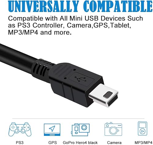 Miniatura 4 de BestCH Cable de alimentación USB Cable Cargador Cable Enchufe para Zoom Q4 Q4n Q8 R8 H1n Handy Recorder