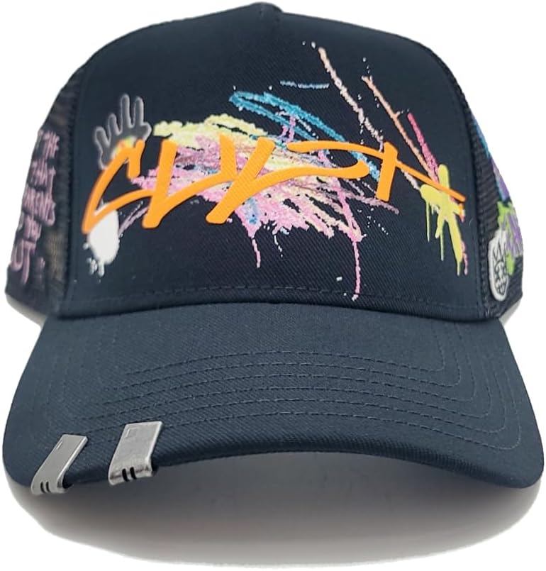 Cult of Individuality New Graffiti Trucker Black Era Snapback Hat - Image 3