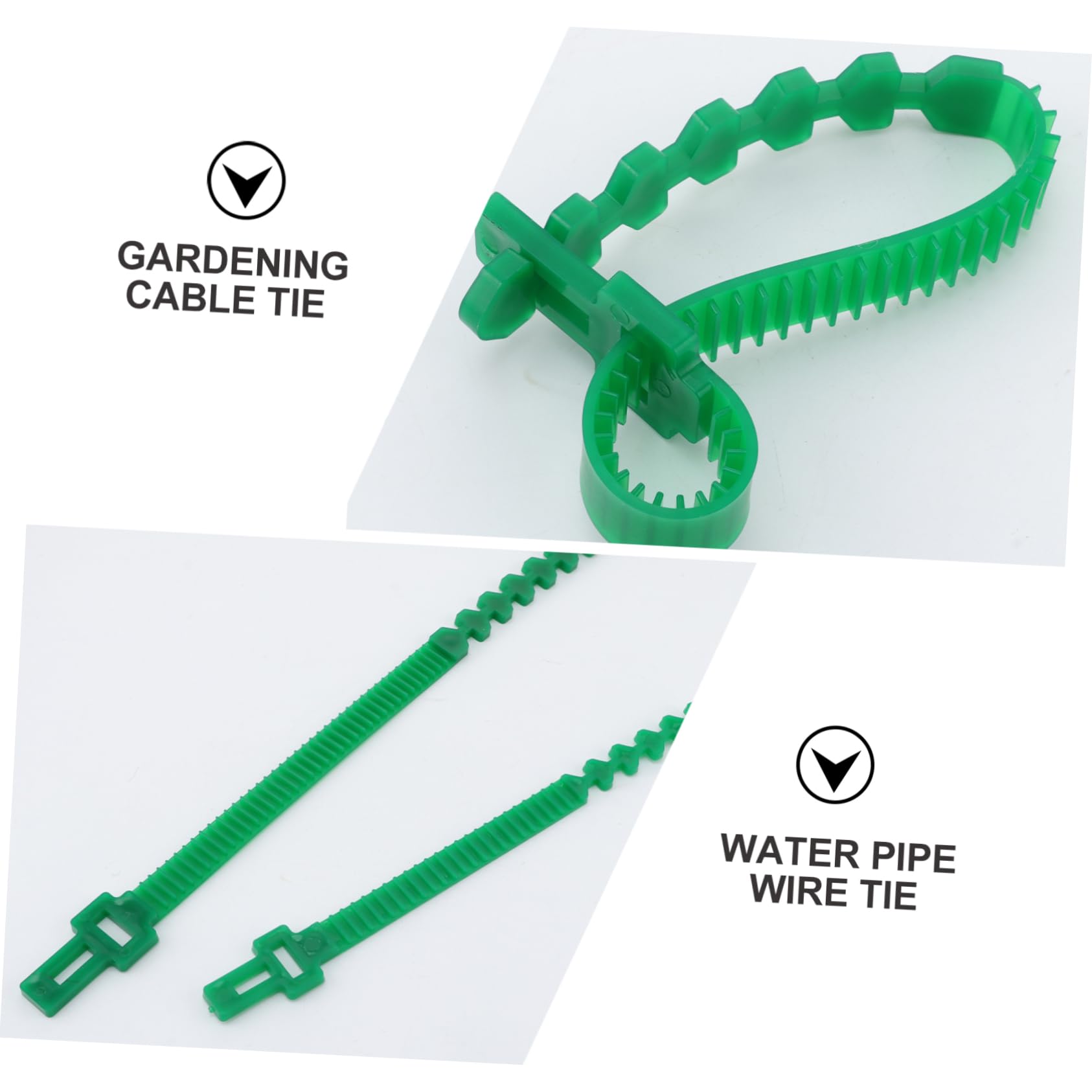 Gatuida 20pezzi Cinghie Regolabili per Piante e Legature PVC Spesse Resistente e Riutilizzabile per Giardinaggio e