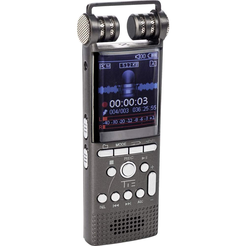 TIE Studio Studio 19-90030 TX26 Enregistreur Audio Mobile Noir