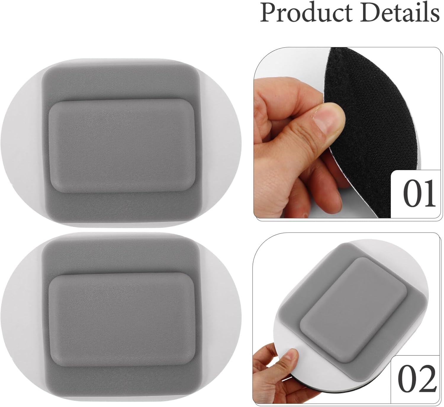 Abaodam Quiet Practice Tenor Drum Pad Sturdy Silicone Mat for Drummers Hear Protection