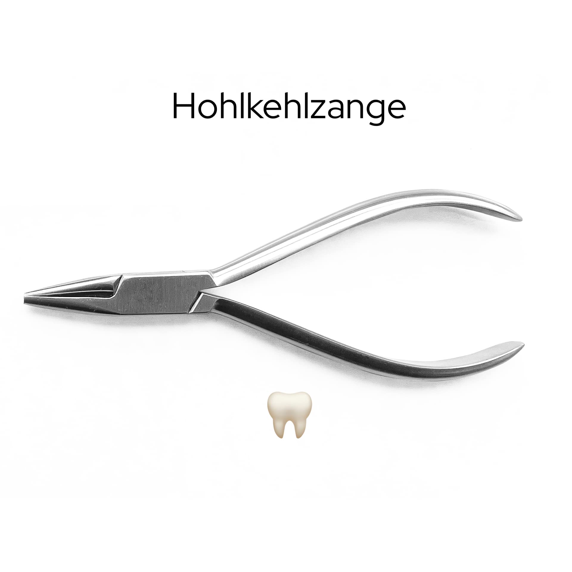 MedAT-Z 2026 Zangen - aktualisiertes Set aus Hohlkehlzange und Weingartzange zum Untertest Draht Biegen im MedAT, mit praktischem Etui zur Aufbewahrung