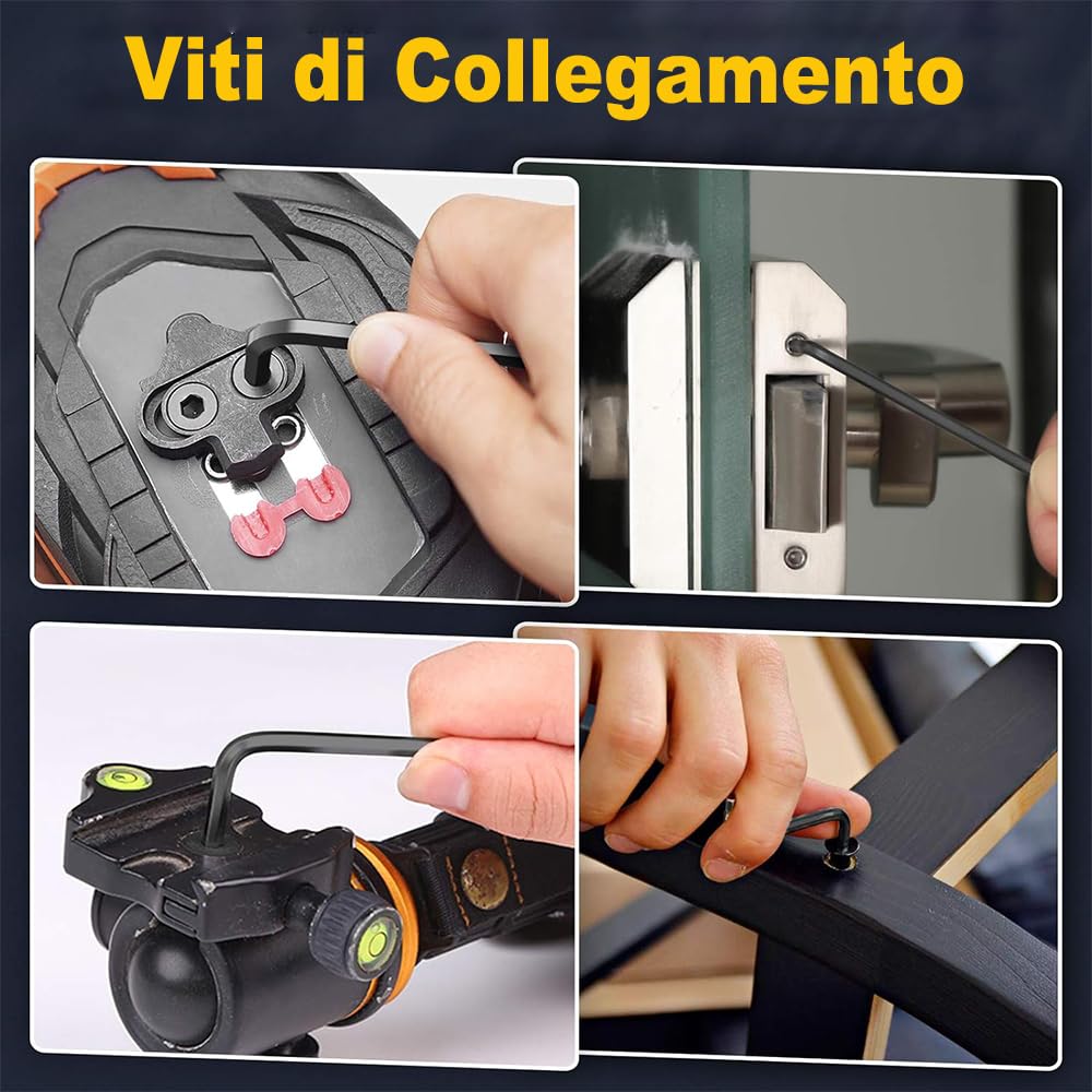 ORTAVA 20 Viti di Collegamento M4 x 10 mm, Viti per Mobili, Dado a Manicotto M4, Viti a Manicotto, in Acciaio Inox A2 V2A, Ossido Nero, Connettore per Armadio con Chiavi a Brugola