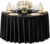 Vista 7 de AK TRADING CO. Lush Panne - Mantel rectangular de terciopelo, 60 x 102 pulgadas, color ciruela