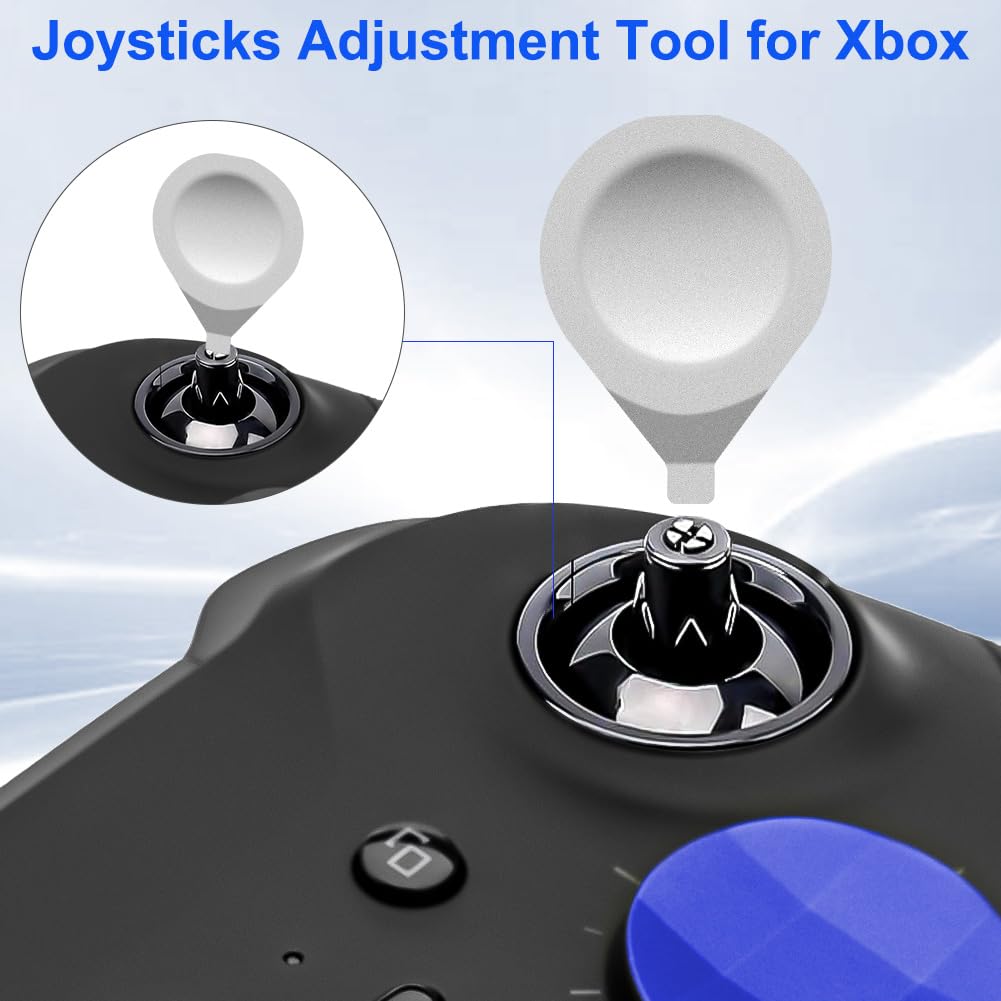 AXFEE 13 en 1 Metal Thumbsticks, Joysticks avec D-Pad Bouton Palettes magnétiques Métal, pour Xbox One Elite/Elite Series 2 Core Manette, Bouton de Remplacement pour Xbox One Elite Series 2