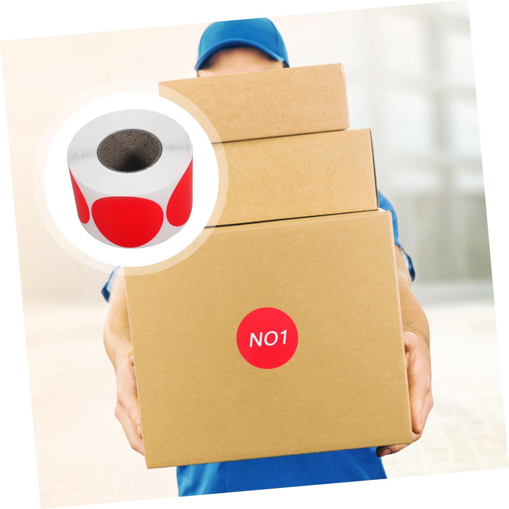 VILLCASE 3rotoli Etichette Adesive Etichette Termiche Stampabili Per e Casa Superficie Scrivibile Per Etichettare Prezzi e Indirizzi