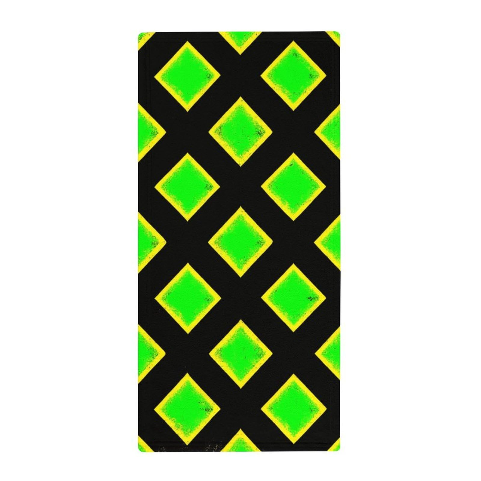 Anceky Luxury Hand & Face Towels, Jamaican Flag Caribbean Ultra Soft Bath Towels for Hotels, Spa & Guest Bathrooms