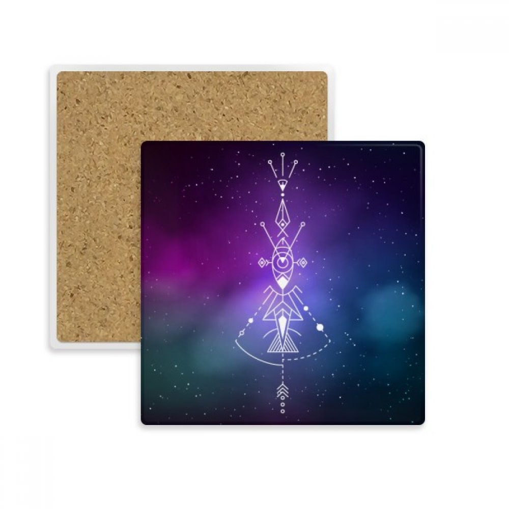 Coaster Alien en pierre absorbante haut de gamme pour protection de table