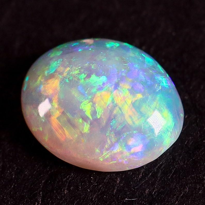 Opale australienne AAA de 5,7 mm, cabochon ovale pour création de bijoux d'exception - 2