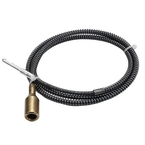 Bettomshin 1 herramienta giratoria de eje flexible de 39 pulgadas de longitud, cable de eje flexible de núcleo interior de 316 pulgadas para prensa