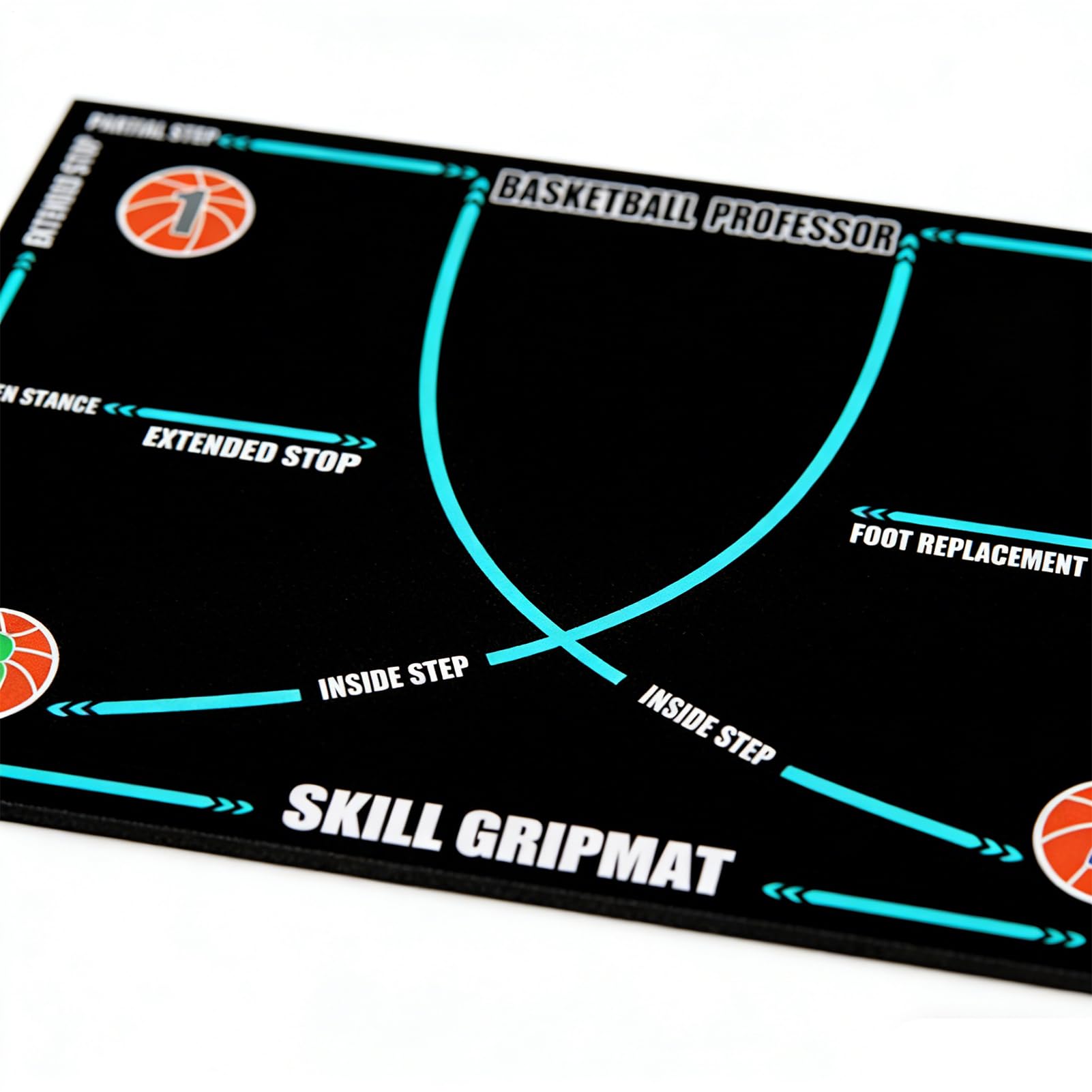 Tappetino da basket per bambini, attrezzatura da allenamento per palla, pallacanestro, per adolescenti, adulti, atleti, allenatori, appassionati di fitness, insegnanti di educazione fisica