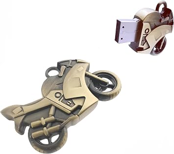 64GB Strong Metal Motorcycle USB Flash Drive Memory Stick Pendrive Champagne