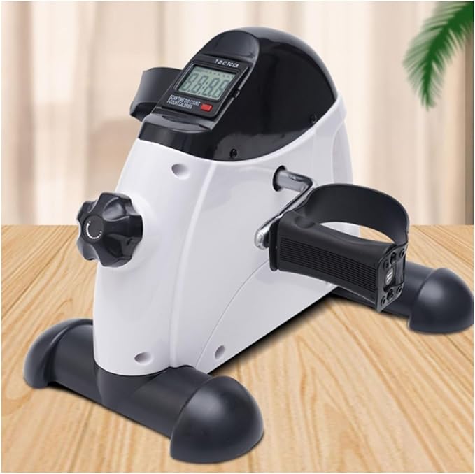 Mini bicicleta de pedales plegable con pantalla LCD y resistencia ajustable miniatura 3
