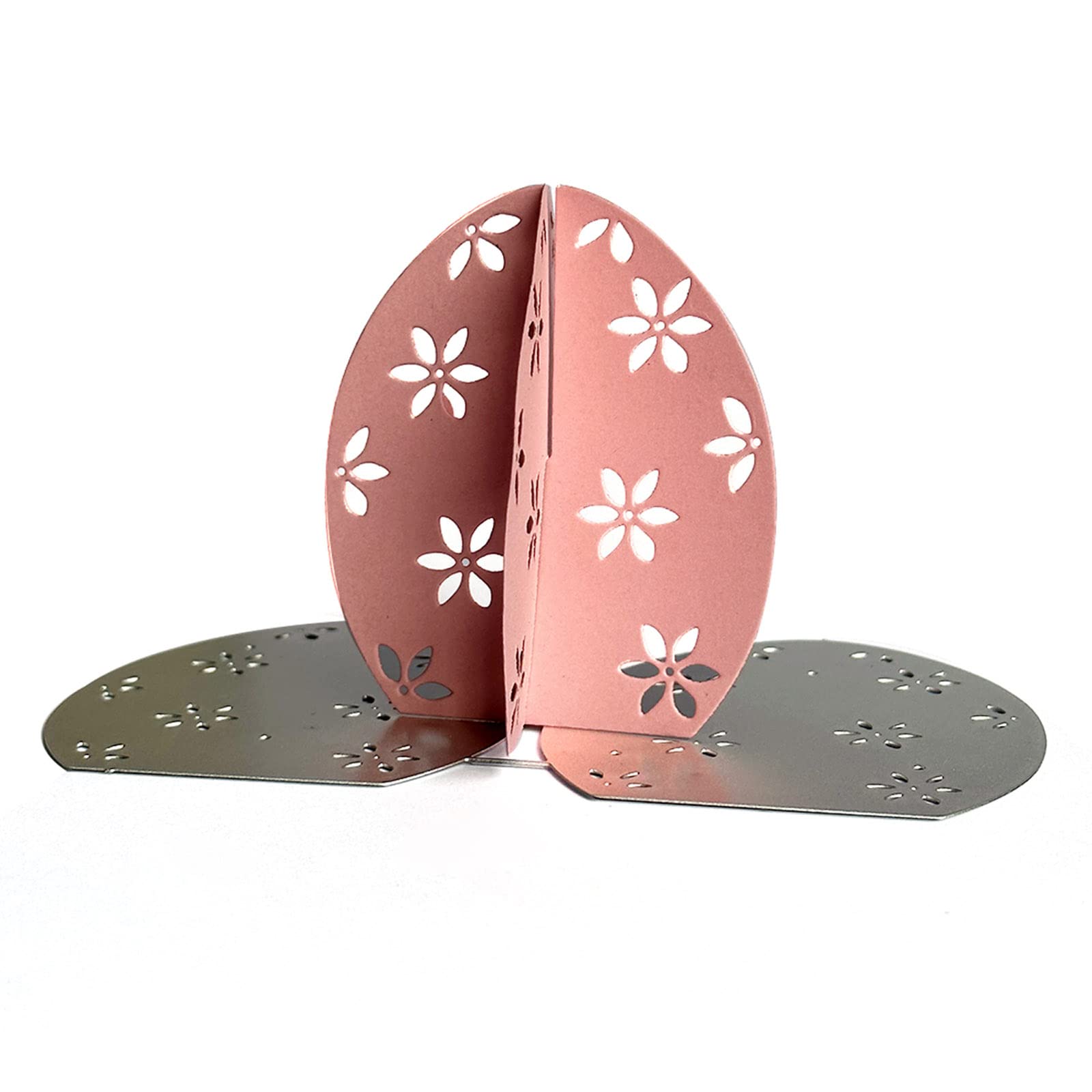 Buxuaaaa Flower Egg Metal Cutting Dies Stencils for Scrapbooking Decorative Embossing Paper Card Template Die Cuts Metal Cutting Dies