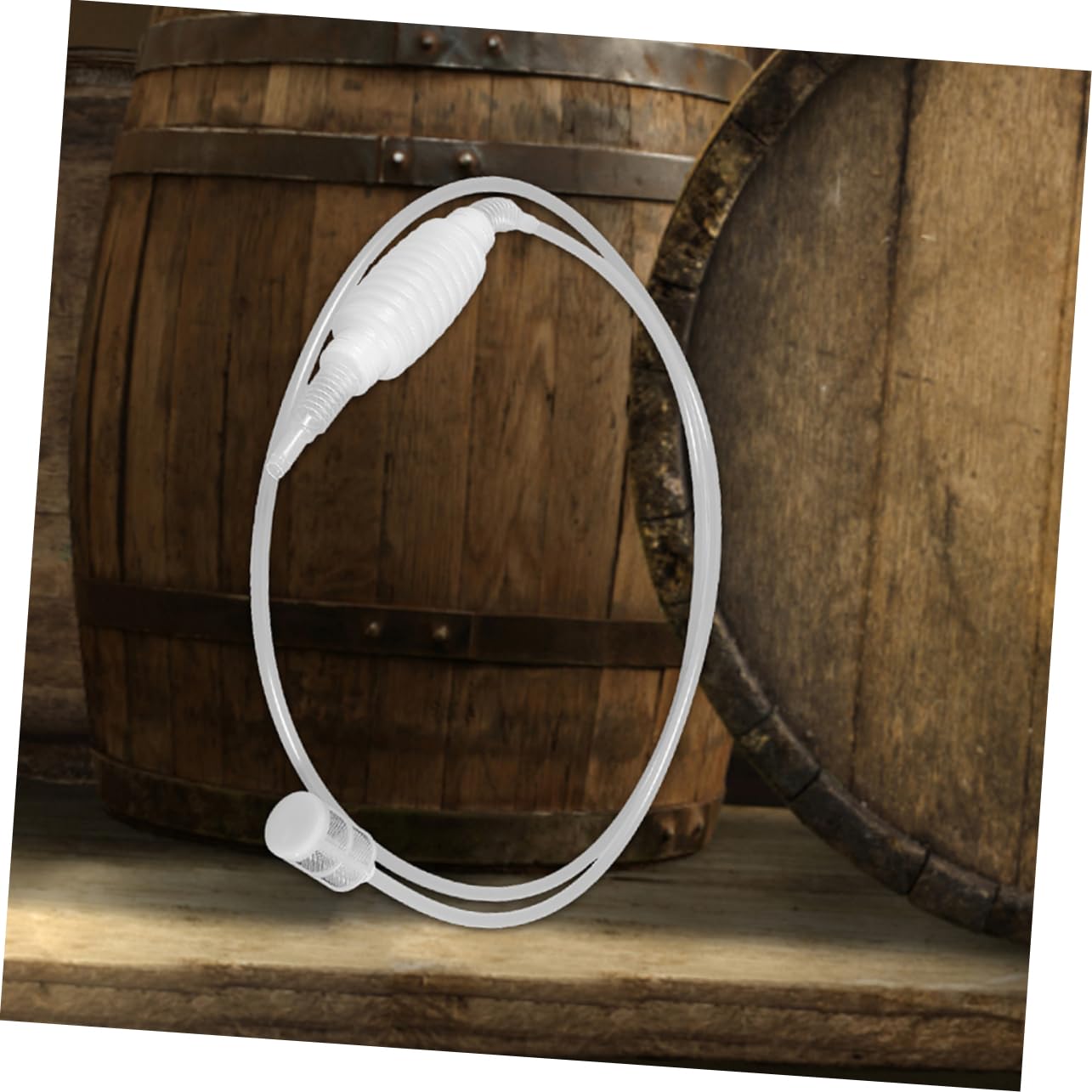 KICHOUSE 4pcs Reusable Siphon Tube for Home Brewing Manual Filtering Hose for Beer Wine Transfers Easy to Use for Bottling Siphoning