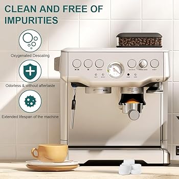 HOTUT Pastilla Limpiadoras para Cafeteras,18pcs Pastillas para la Limpieza de Cafeteras,Tabletas de Limpieza para Cafetera Automáticas y Cafeteras,Pastillas de Limpieza,Elimina Depósitos y Residuos3