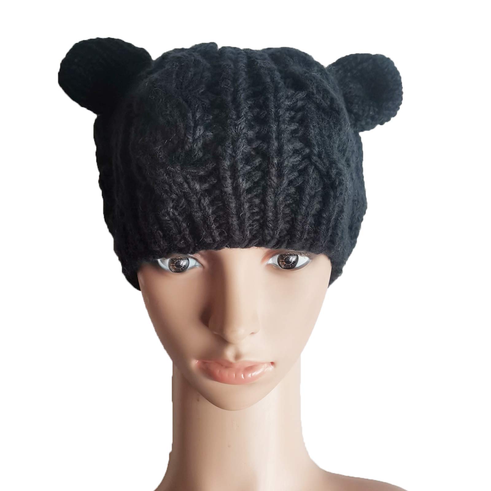 Yellow Dog Thin Blue Line Subdued American Flag Skull Cap Beanie