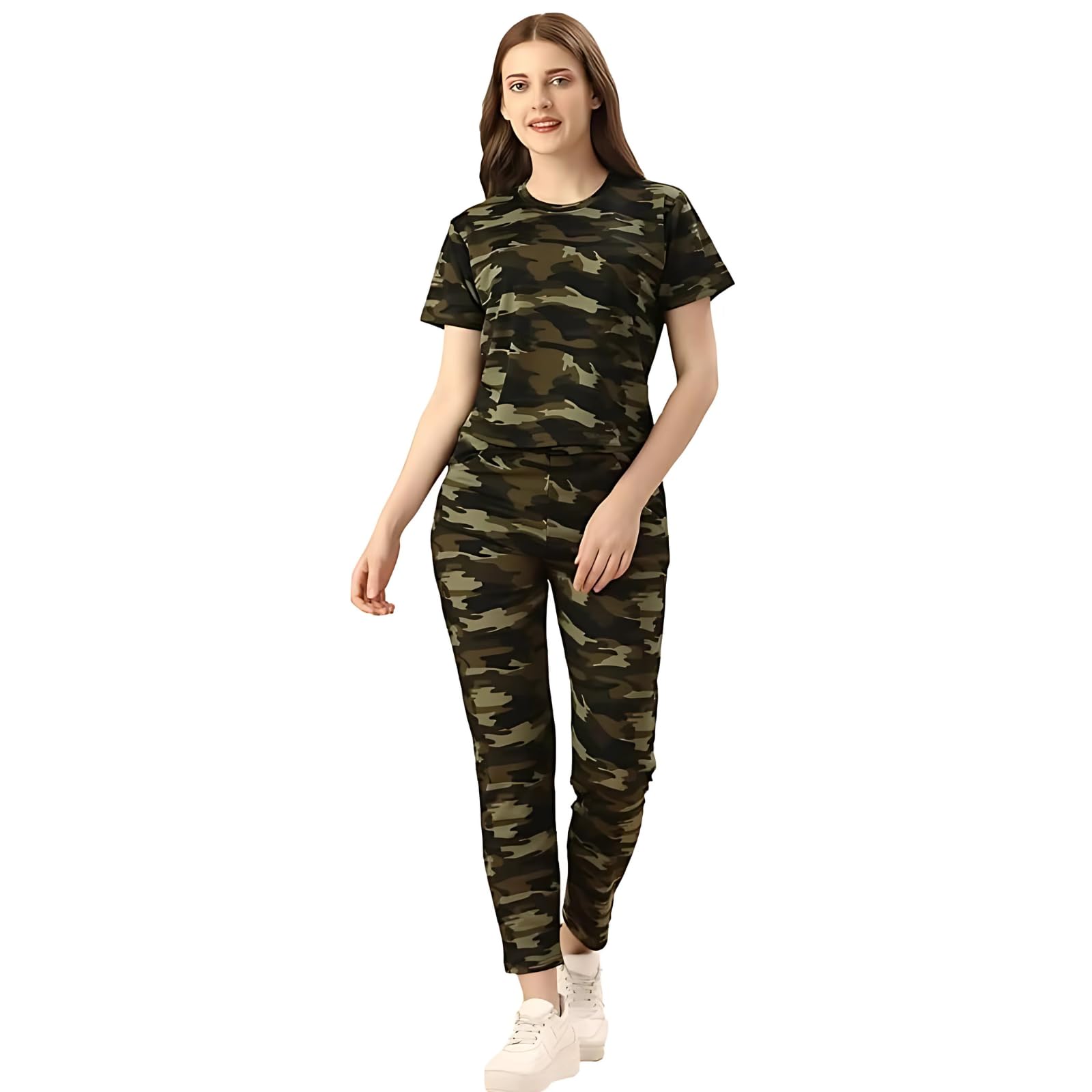Tracksuit For Women With Cotton Lycra Fabric - Comfortable Gym Wear For Women - Activewear Set For Yoga, Running, Jogging, Sports, Travel, Night Dress-image-19