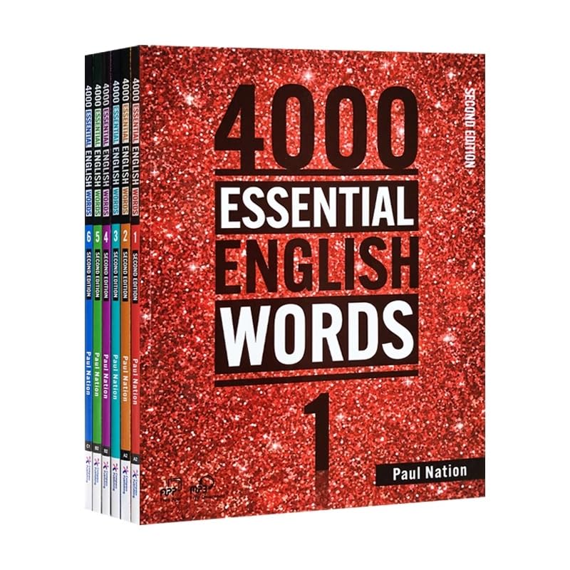 6 Bооks/Set 4000 Essential English Words Level 1-6 IELTS, SAT Core Words English Vocabulary Bооk