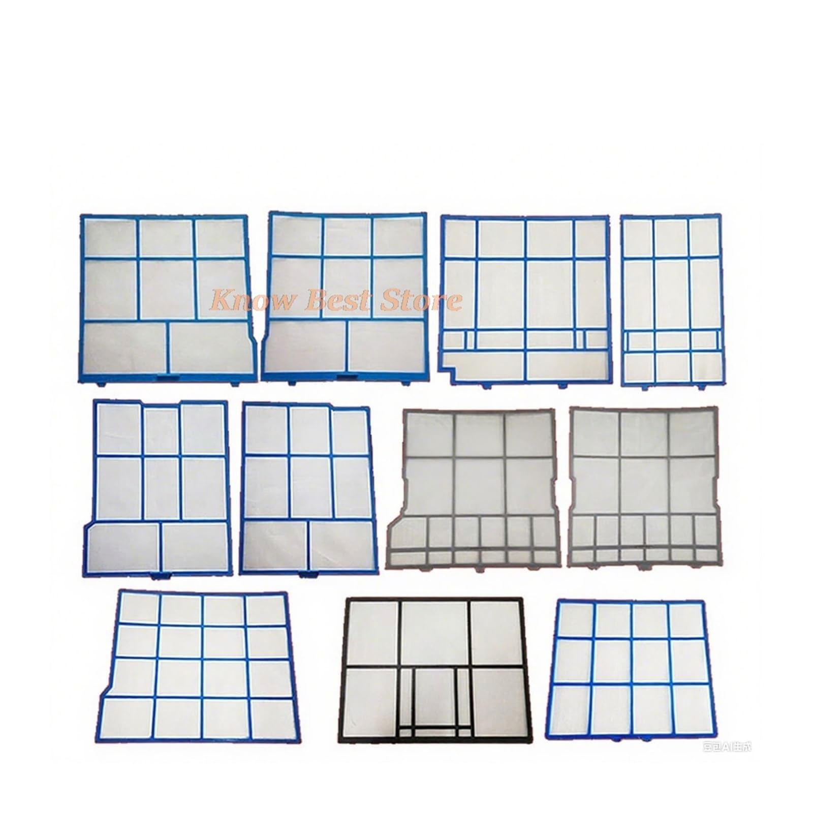 Juegos De Filtros De Aire Acondicionado, Compatibles Con Hitachi, Varios Modelos (1p/1,5p/2P) | A 31.5x L29.8 R28.5