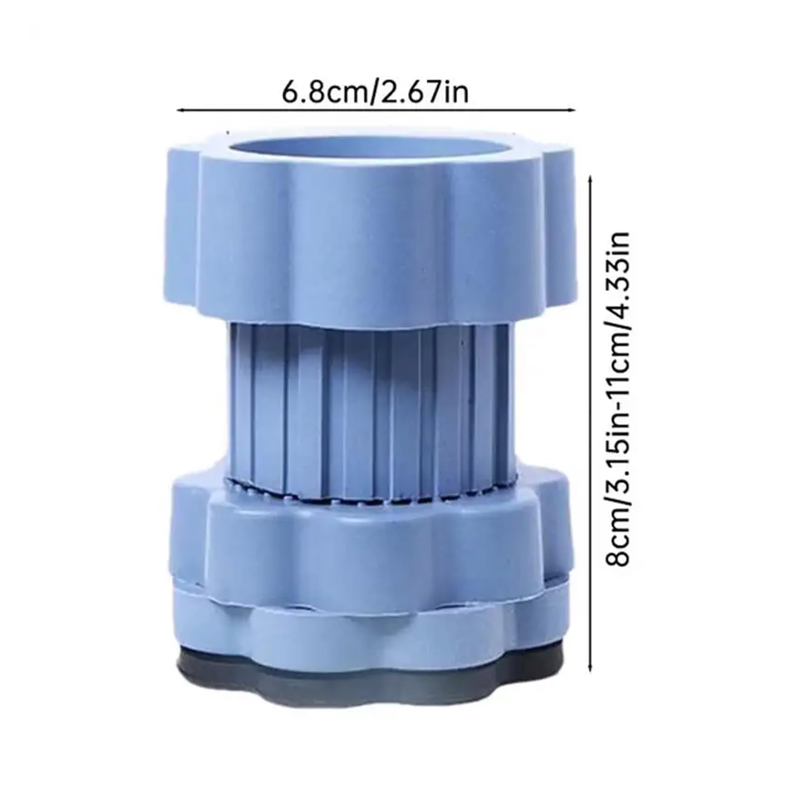 Almohadillas Universales For Los Pies De La Lavadora, Altura Ajustable, Base Antivibración For Refrigerador, Estabilizador De Pies Antideslizante Fijo, 4/8 Uds.(8 pcs)