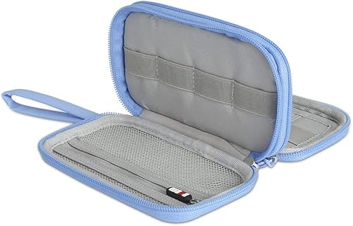 Miniatura 4 de BUBM Funda para unidad flash USB, bolsa de accesorios electrónicos impermeable portátil para unidades flash USB, tarjetas SD, auriculares y otros