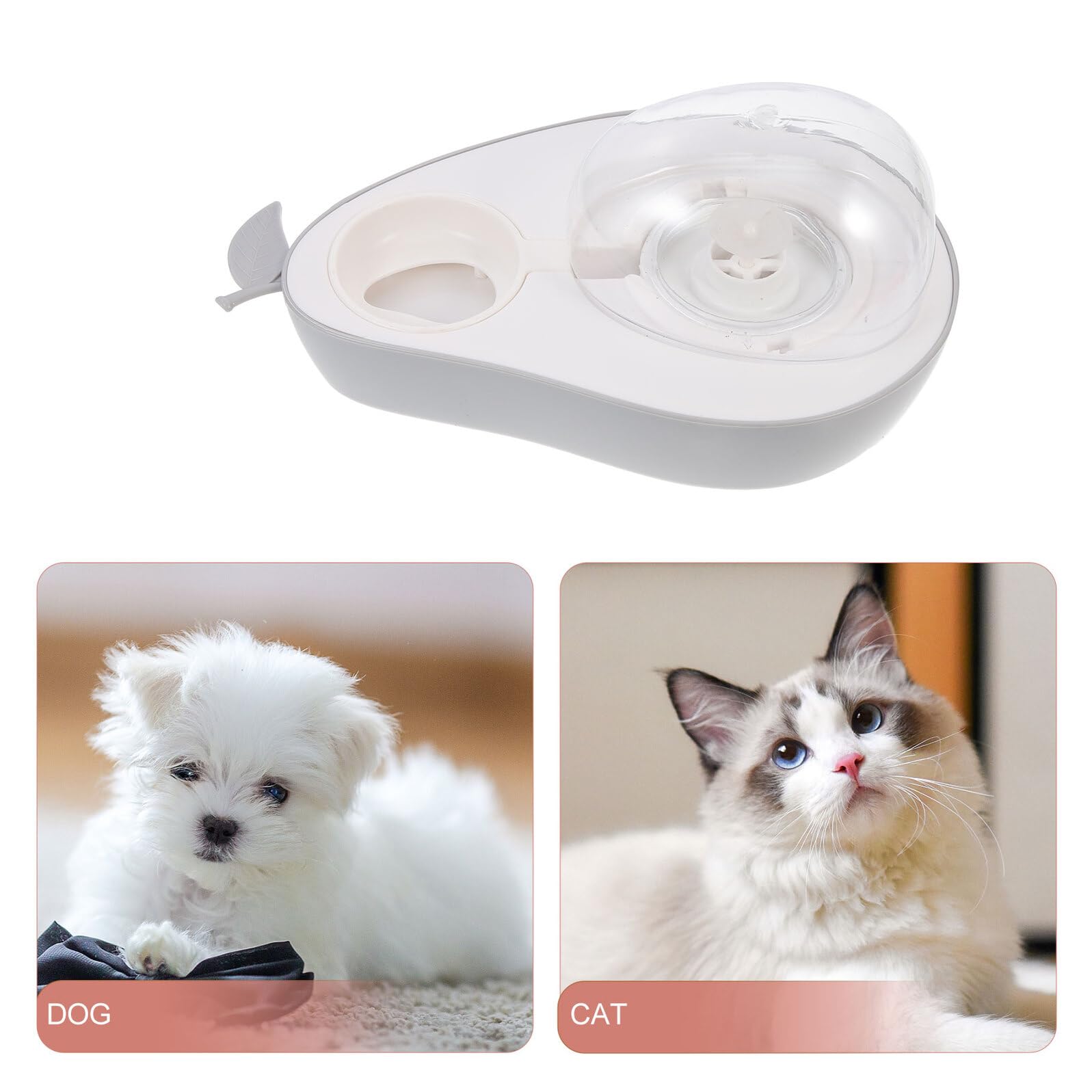 Lurrose Plastik-wassernapf Verschleißfester Haustier-wasserspender Haustier-tränke Einfach Zu Verwenden Reinigen Für Hunde Und Katzen