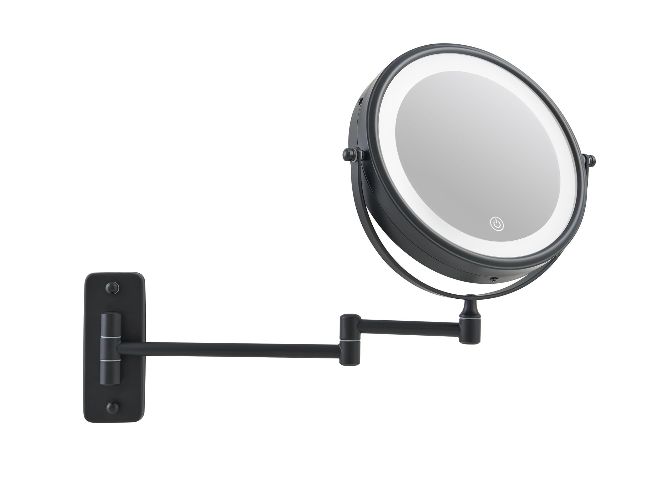 Miroir lumineux noir Corby Winchester pour sublimer votre entrée et coiffeuse