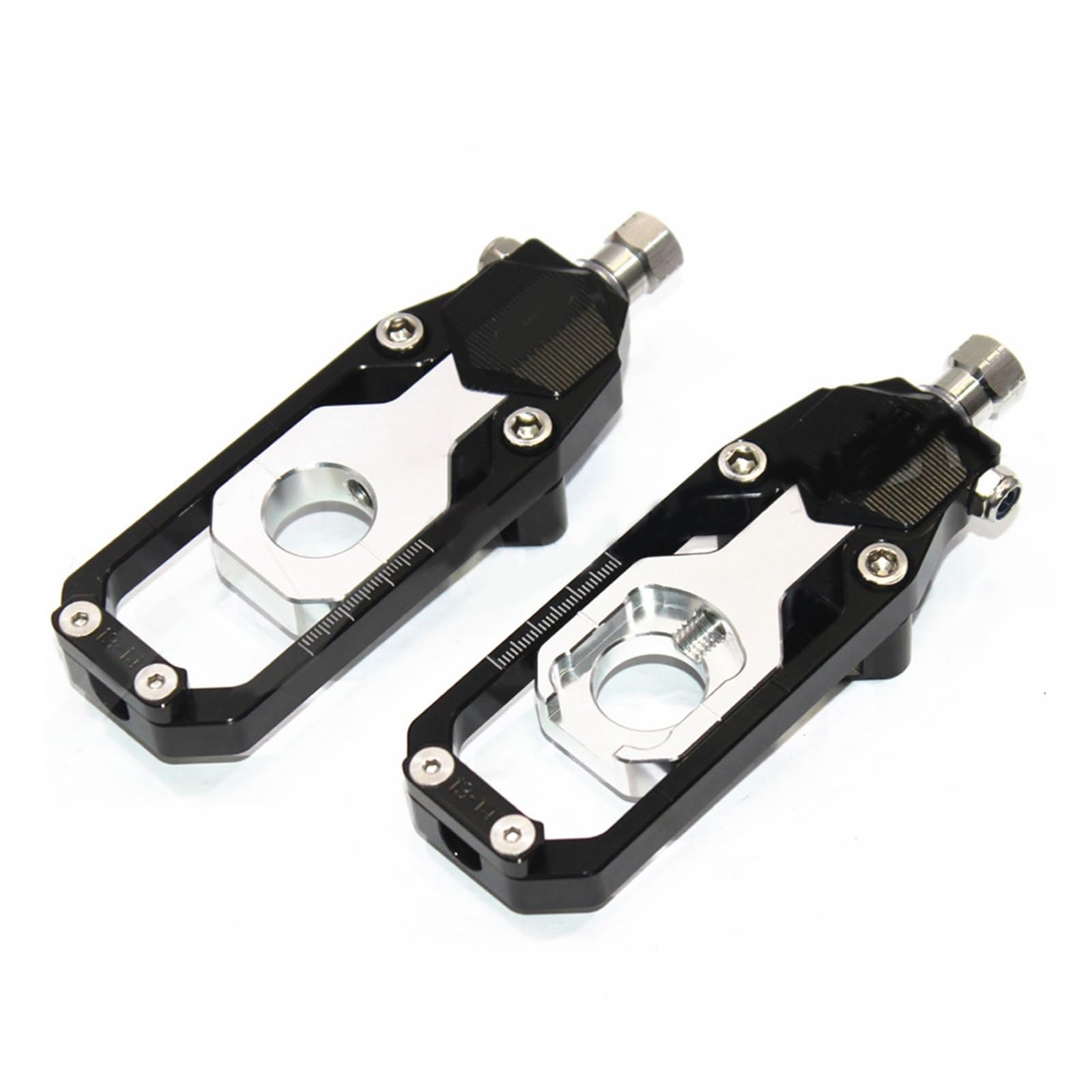 Tendeur de chaîne de moto en aluminium de précision pour Ninja ZX10R 2008-2010 noir