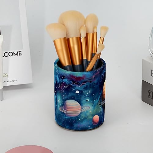 Miniatura 6 de Soporte para bolígrafos, soporte para lápices de PVC para escritorio, organizador de escritorio de estrella galáctica y accesorios, soporte para